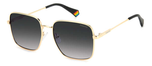 POLAROID-6194/S/X/S J5G*WJ GOLD(GREY SHADED POLARIZED 56*17, Dorado, hi-res 0